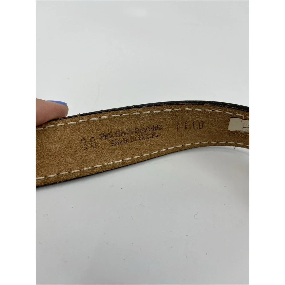 Tory English Leather Belt 30